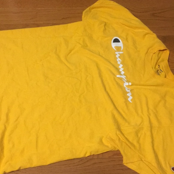 mustard yellow champion tee - Picture 4 of 5